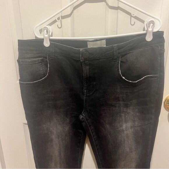 One Teaspoon Freebirds Low Waist Stretch Skinny Denim Jeans - Black sz 36 NWT - Picture 11 of 16